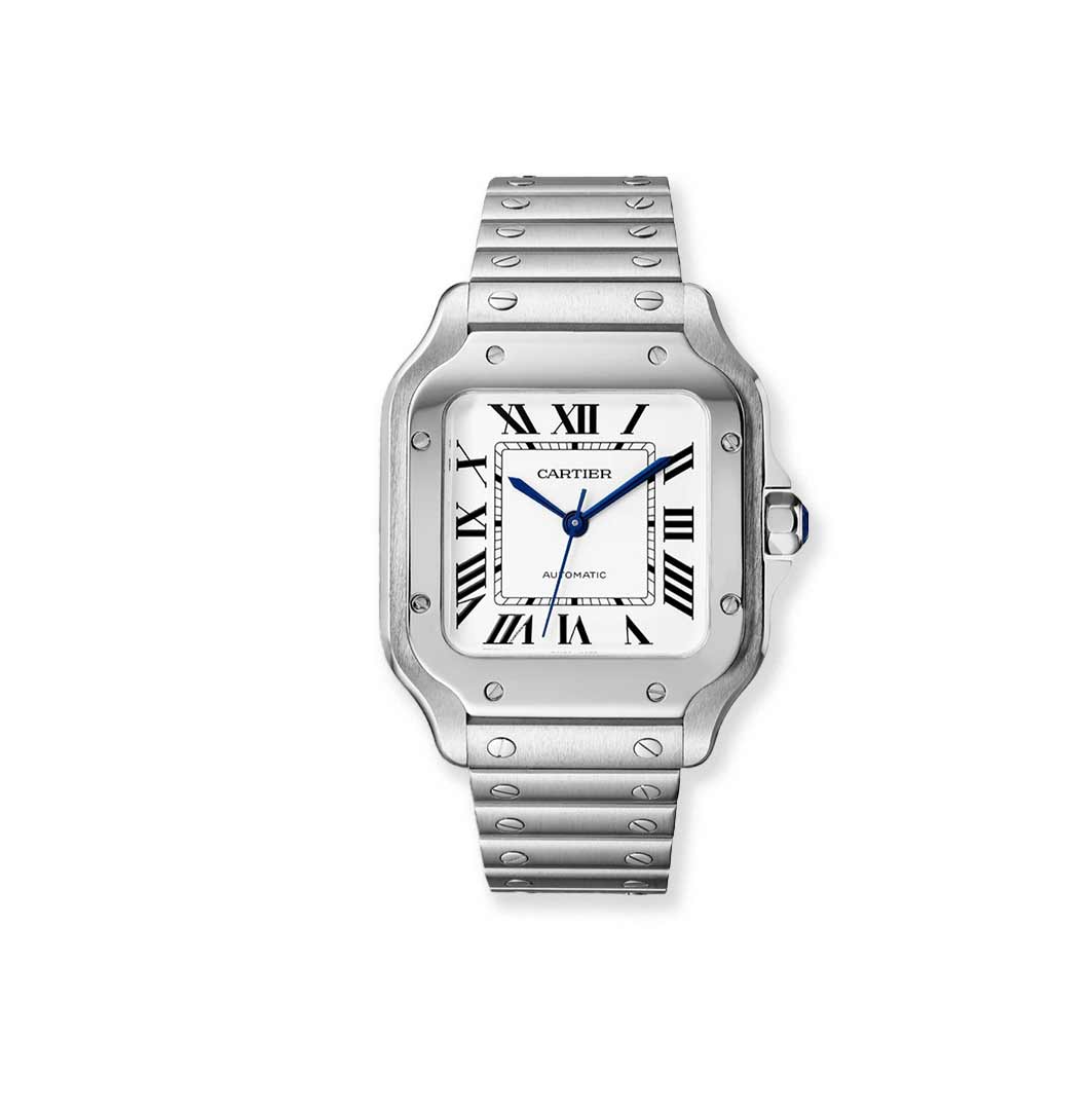 Cartier Santos acier silver