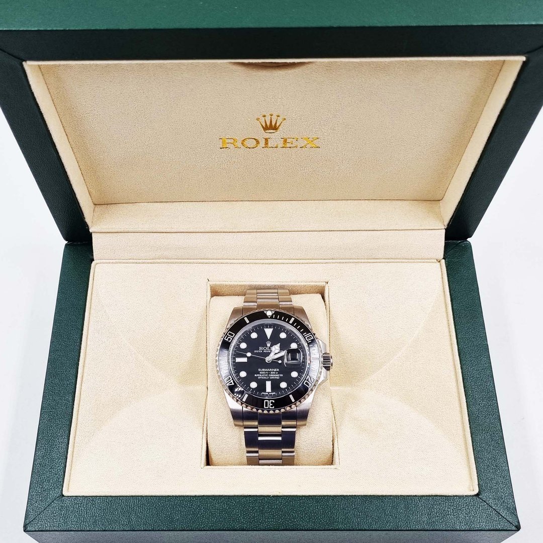 Rolex Daytona lunette Noir White dial - Image 4