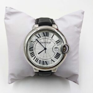 Cartier Ballon Bleu Cuir Noir 41mm