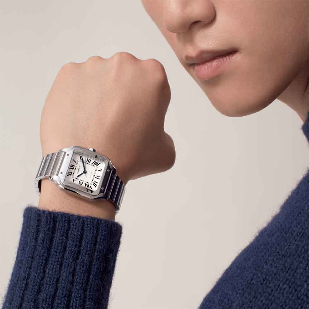 Cartier Santos acier silver - Image 3