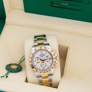Rolex Daytona Two Tone White Dial