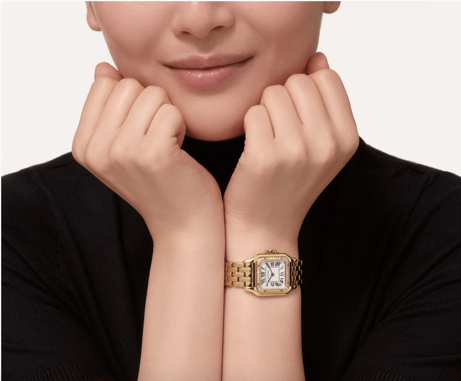 car tier panthère gold jaune Moyen modèle - Image 2