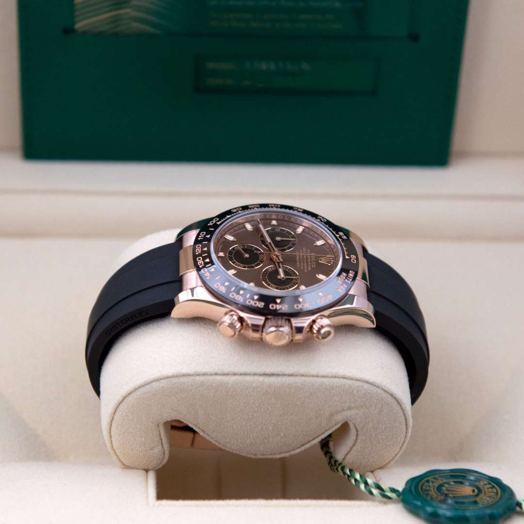 Rolex Daytona Oysterflex Everose Gold Chocolate Dial - Image 3