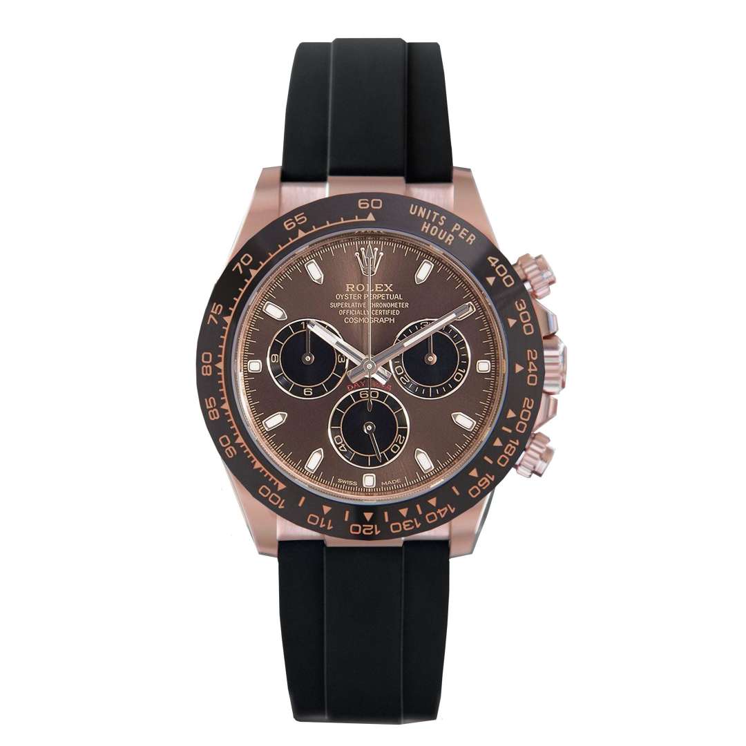 Rolex Daytona Oysterflex Everose Gold Chocolate Dial