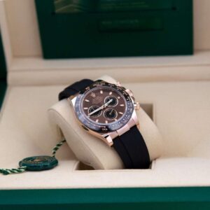 Rolex Daytona Oysterflex Everose Gold Chocolate Dial