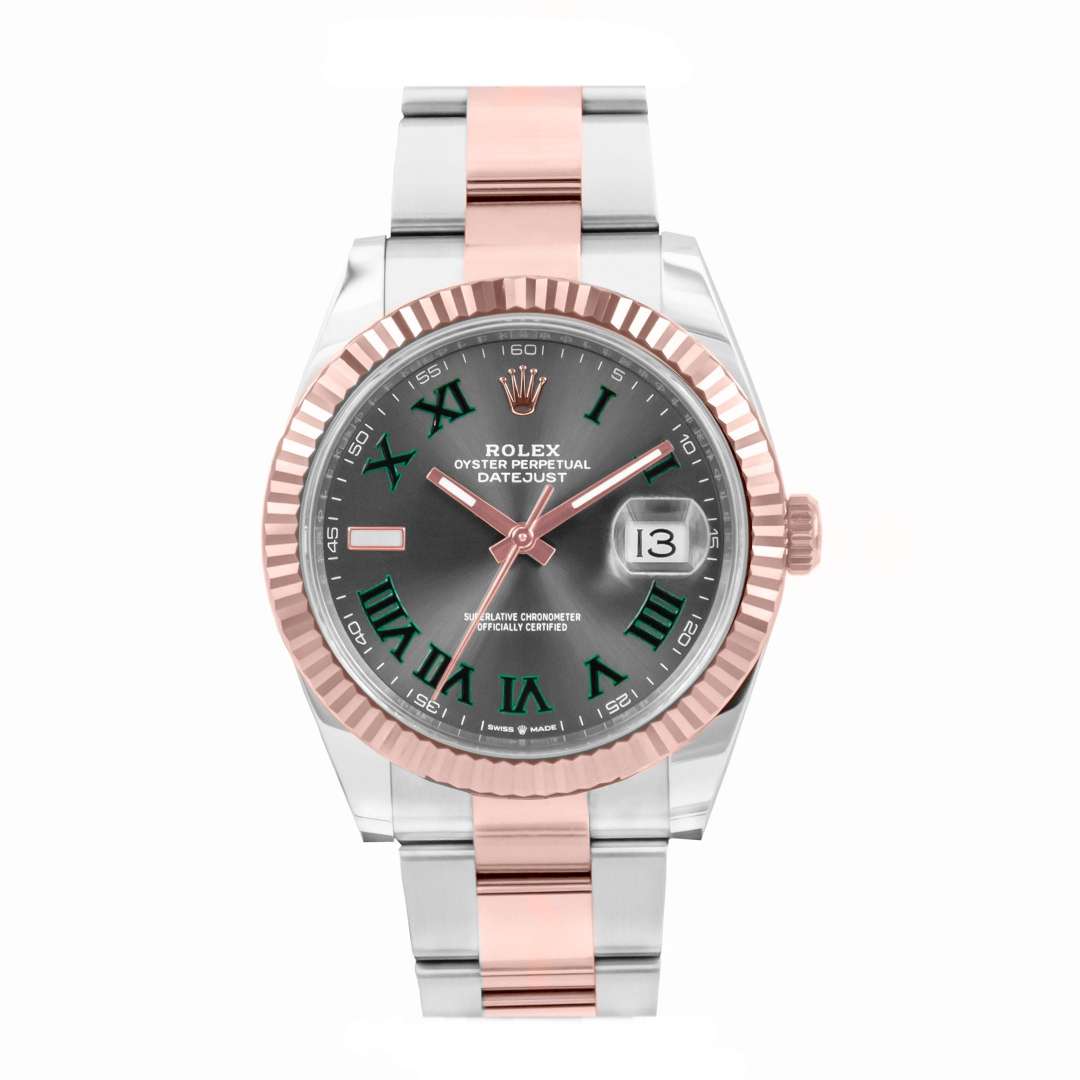 Rolex Datejust 41 Wimbledon Oyster Two-Tone Everose