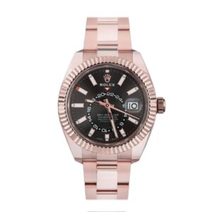 Rolex Sky-Dweller Everose Gold Slate Dial