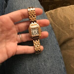 Cartier panthère rose gold petit modèle